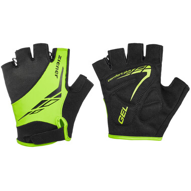 ZIENER CENIZ Short Finger Gloves Black/Green 2023 0